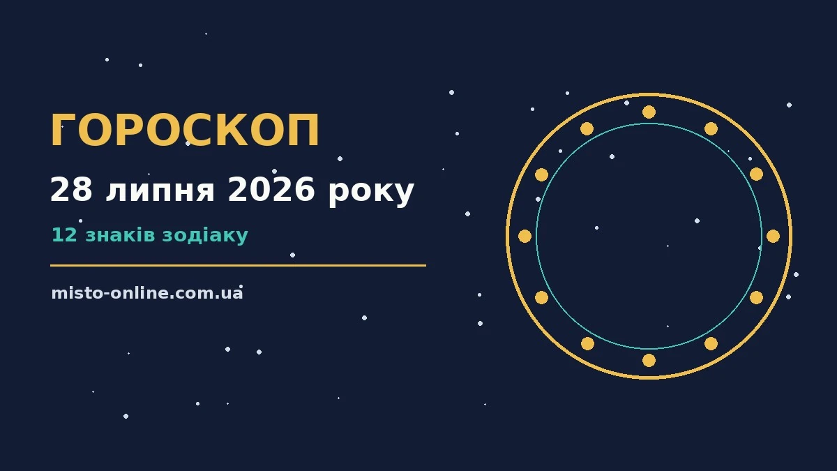 Гороскоп на 28 липня 2026 року, затишний ранок із чашкою кави, планувальник і знаки зодіаку на столі