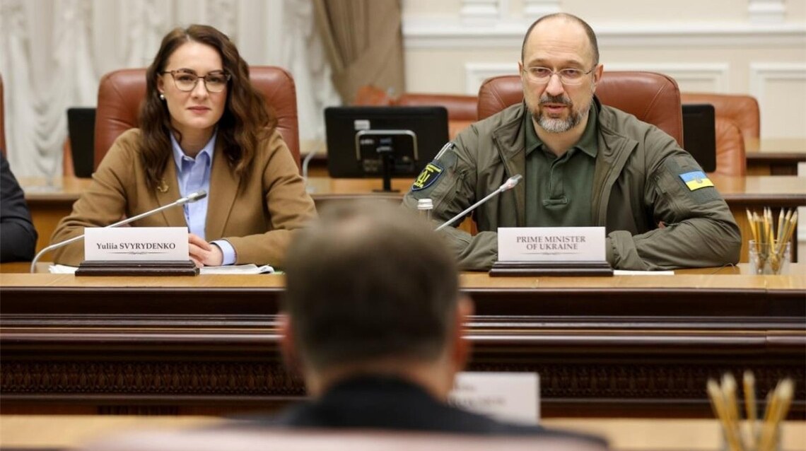 Юлія Свириденко та Денис Шмигаль на засіданні Верховної Ради