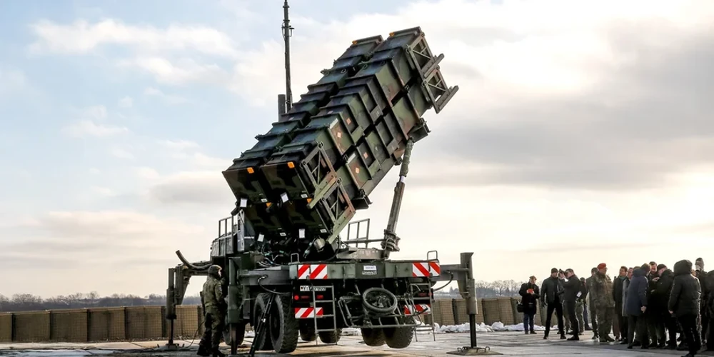 Пускова установка ЗРК Patriot під час стрільб