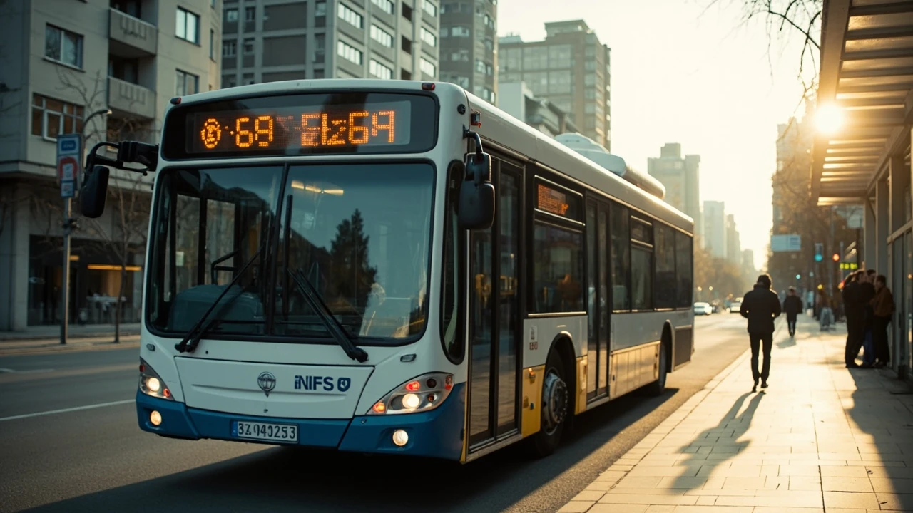Автобус 69 на київській вулиці