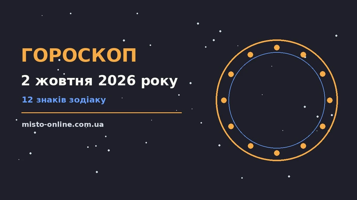Гороскоп на 2 жовтня 2026 року: час рішень для всіх знаків для грошей і кохання